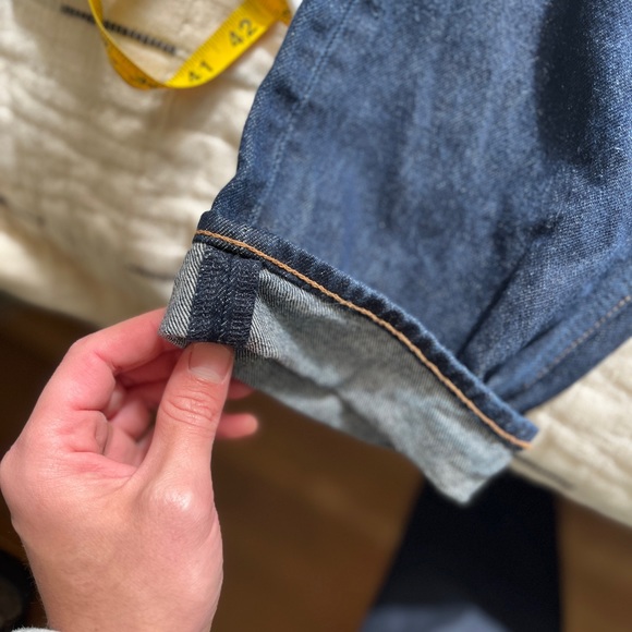 H&M Relaxed Navy Blue Jeans 34x30 - Picture 7 of 7